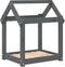 vidaXL - Hondenmand - 61x50x70 - cm - massief - grenenhout - grijs