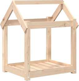 vidaXL - Hondenmand - 61x50x70 - cm - massief - grenenhout