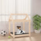 vidaXL - Hondenmand - 61x50x70 - cm - massief - grenenhout