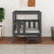 vidaXL - Hondenmand - 65,5x43x70 - cm - massief - grenenhout - grijs