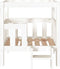 vidaXL - Hondenmand - 65,5x43x70 - cm - massief - grenenhout - wit