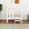 vidaXL - Hondenmand - 65,5x43x70 - cm - massief - grenenhout - wit