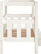vidaXL - Hondenmand - 65,5x43x70 - cm - massief - grenenhout - wit