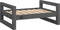 vidaXL - Hondenmand - 65,5x50,5x28 - cm - massief - grenenhout - grijs