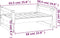 vidaXL - Hondenmand - 65,5x50,5x28 - cm - massief - grenenhout - honingbruin