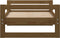 vidaXL - Hondenmand - 65,5x50,5x28 - cm - massief - grenenhout - honingbruin