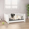 vidaXL - Hondenmand - 65,5x50,5x28 - cm - massief - grenenhout - wit
