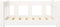 vidaXL - Hondenmand - 65,5x50,5x28 - cm - massief - grenenhout - wit