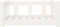 vidaXL - Hondenmand - 65,5x50,5x28 - cm - massief - grenenhout - wit