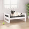 vidaXL - Hondenmand - 65,5x50,5x28 - cm - massief - grenenhout - wit
