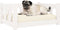 vidaXL - Hondenmand - 65,5x50,5x28 - cm - massief - grenenhout - wit
