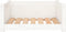 vidaXL - Hondenmand - 65,5x50,5x28 - cm - massief - grenenhout - wit