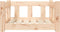 vidaXL - Hondenmand - 65,5x50,5x28 - cm - massief - grenenhout - zwart