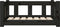 vidaXL - Hondenmand - 65,5x50,5x28 - cm - massief - grenenhout - zwart