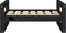 vidaXL - Hondenmand - 65,5x50,5x28 - cm - massief - grenenhout - zwart