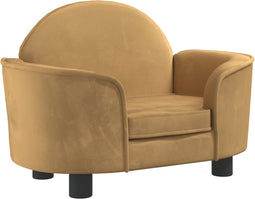 vidaXL - Hondenmand - 66x40x45 - cm - fluweel - bruin