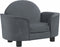 vidaXL - Hondenmand - 66x40x45 - cm - fluweel - donkergrijs