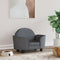 vidaXL - Hondenmand - 66x40x45 - cm - fluweel - donkergrijs