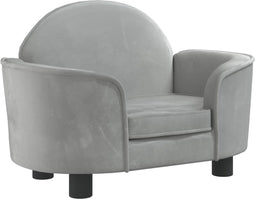 vidaXL - Hondenmand - 66x40x45 - cm - fluweel - lichtgrijs
