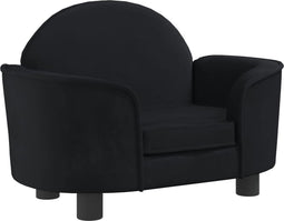 vidaXL - Hondenmand - 66x40x45 - cm - fluweel - zwart