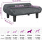 vidaXL - Hondenmand - 70x40x24 - cm - fluweel - donkergrijs