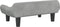 vidaXL - Hondenmand - 70x40x24 - cm - fluweel - lichtgrijs