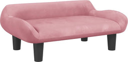 vidaXL - Hondenmand - 70x40x24 - cm - fluweel - roze