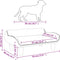 vidaXL - Hondenmand - 70x40x24 - cm - fluweel - roze