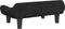 vidaXL - Hondenmand - 70x40x24 - cm - fluweel - zwart