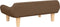 vidaXL - Hondenmand - 70x40x24 - cm - stof - bruin