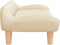 vidaXL - Hondenmand - 70x40x24 - cm - stof - crèmekleurig