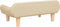 vidaXL - Hondenmand - 70x40x24 - cm - stof - crèmekleurig