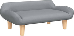 vidaXL - Hondenmand - 70x40x24 - cm - stof - lichtgrijs