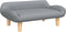 vidaXL - Hondenmand - 70x40x24 - cm - stof - lichtgrijs
