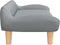 vidaXL - Hondenmand - 70x40x24 - cm - stof - lichtgrijs