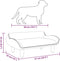 vidaXL - Hondenmand - 70x40x24 - cm - stof - taupe