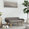 vidaXL - Hondenmand - 70x40x24 - cm - stof - taupe