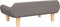 vidaXL - Hondenmand - 70x40x24 - cm - stof - taupe