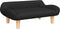 vidaXL - Hondenmand - 70x40x24 - cm - stof - zwart