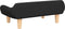 vidaXL - Hondenmand - 70x40x24 - cm - stof - zwart