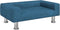vidaXL - Hondenmand - 70x45x26,5 - cm - fluweel - blauw