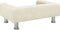 vidaXL - Hondenmand - 70x45x26,5 - cm - fluweel - crèmekleurig