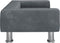 vidaXL - Hondenmand - 70x45x26,5 - cm - fluweel - donkergrijs