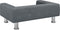 vidaXL - Hondenmand - 70x45x26,5 - cm - fluweel - donkergrijs