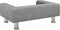 vidaXL - Hondenmand - 70x45x26,5 - cm - fluweel - lichtgrijs