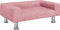vidaXL - Hondenmand - 70x45x26,5 - cm - fluweel - roze