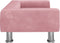 vidaXL - Hondenmand - 70x45x26,5 - cm - fluweel - roze