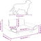 vidaXL - Hondenmand - 70x45x28 - cm - kunstleer - grijs