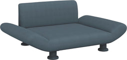 vidaXL - Hondenmand - 70x45x28 - cm - stof - donkergrijs