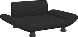 vidaXL - Hondenmand - 70x45x28 - cm - stof - zwart